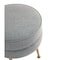 Manhattan Comfort Bailey Ottoman in Grey with Gold Feet OT003-GY - alternate 7